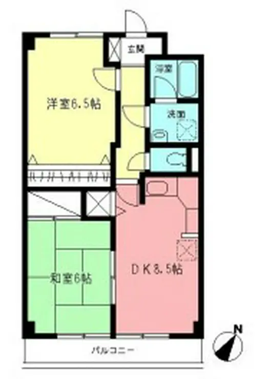 グリーン多摩 2階階 間取り
