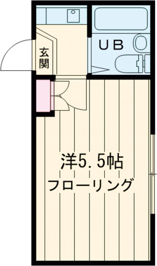 レオパレス吉祥寺第一(1K/1階)の間取り写真