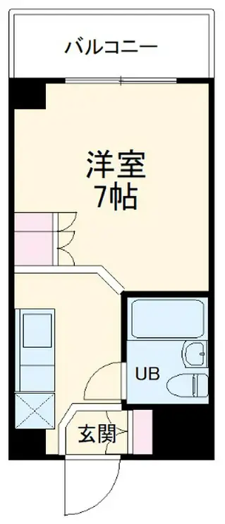 マンションニューシャイン 4階階 間取り