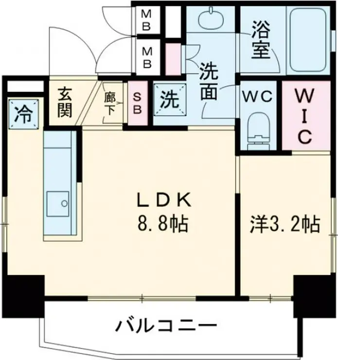 リヴァプール東池袋 10階階 間取り