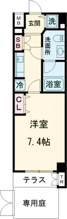 AXAS小竹向原 1階階 間取り