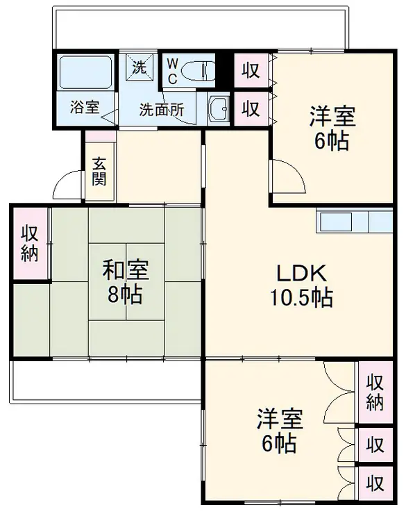 エンブレム上尾 2階階 間取り