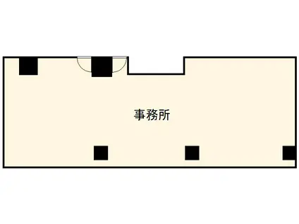 岐阜神田町ビル(ワンルーム/2階)の間取り写真