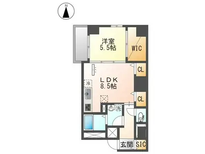 M・HILLS(1LDK/1階)の間取り写真