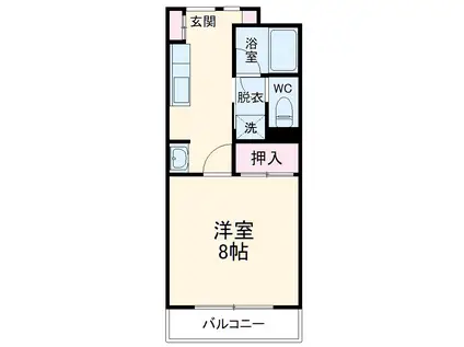 メゾン小暮(1K/3階)の間取り写真