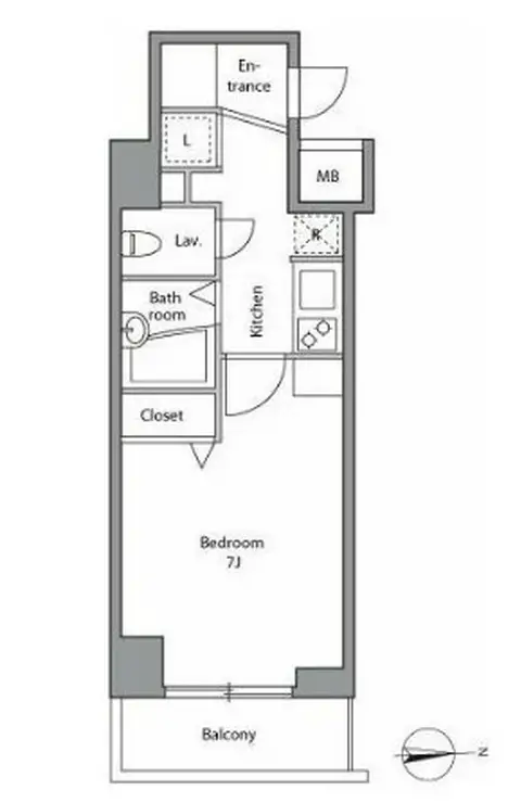 レジディア上落合 3階階 間取り