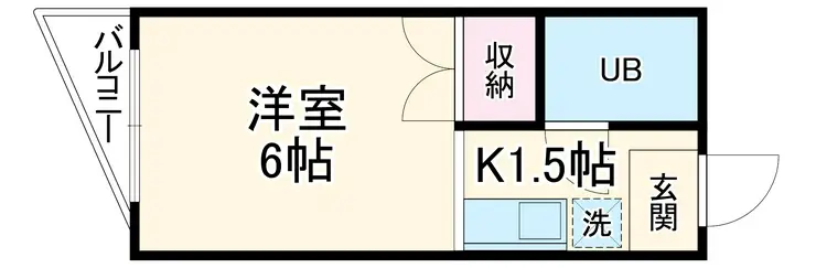 マンションF 2階階 間取り