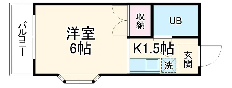 マンションF 3階階 間取り