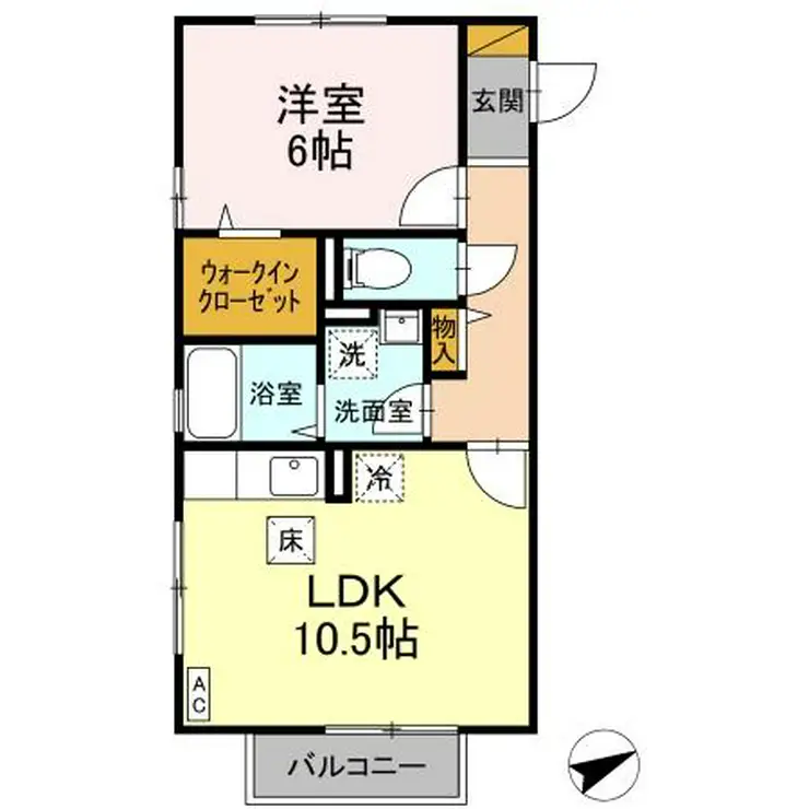 トレジャー 1階階 間取り
