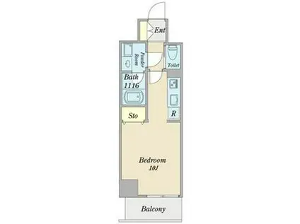 SD COURT KANAYAMA(ワンルーム/3階)の間取り写真