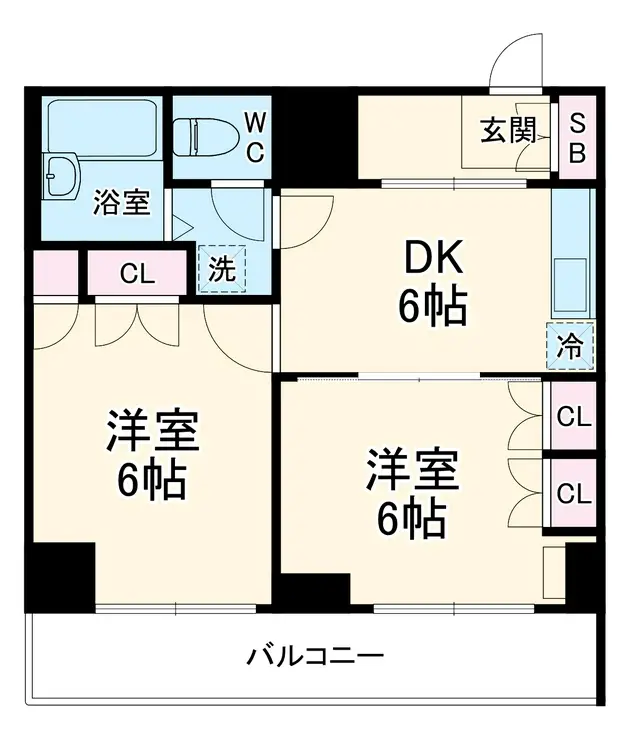ベイステート安間 11階階 間取り