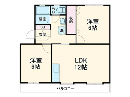 武藤ハイツⅠ(3DK/3階)の間取り写真