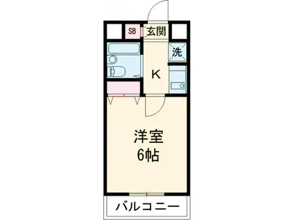 マ・メゾン(1K/2階)の間取り写真