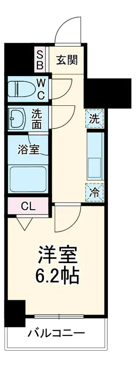 リーフコンフォート本厚木 12階階 間取り