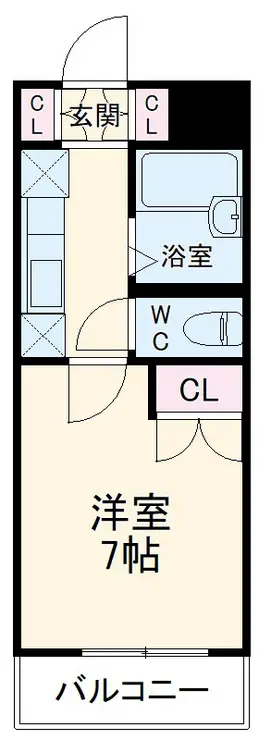 レジディア浦安 4階階 間取り