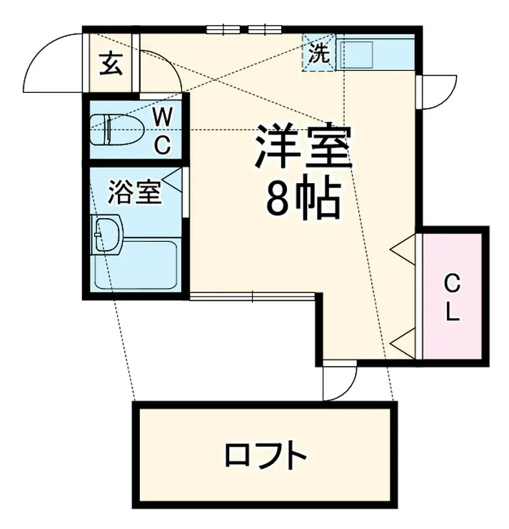 スマートコンパクト溝の口 1階階 間取り