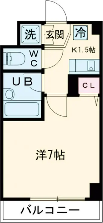 ルーブル都立大学参番館 4階階 間取り