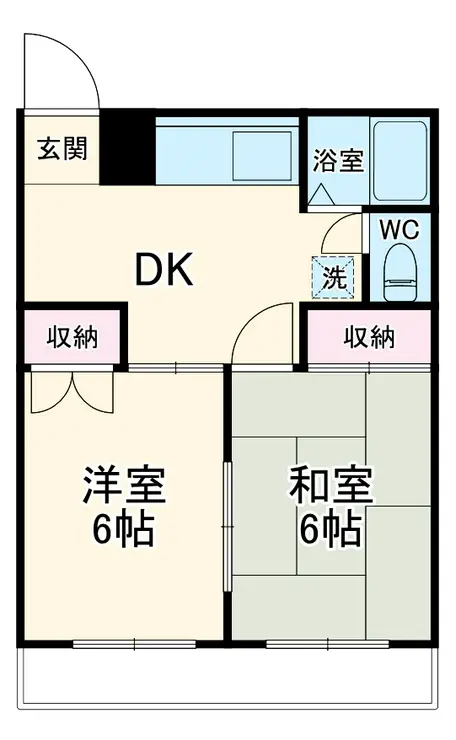 プラセール南与野 2階階 間取り