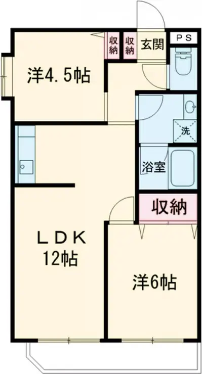 山王森マンション 2階階 間取り