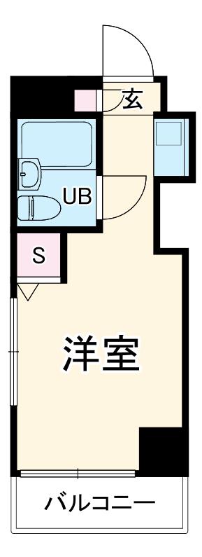 ヴァンハウス杉田(ワンルーム/4階)の間取り写真