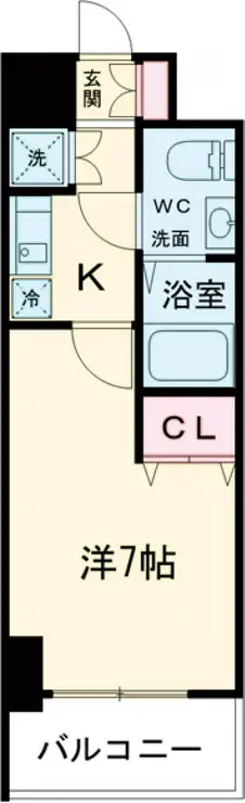 KDXレジデンス立川 8階階 間取り
