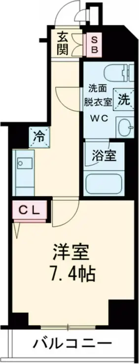 アイル プレミアム東京府中 6階階 間取り