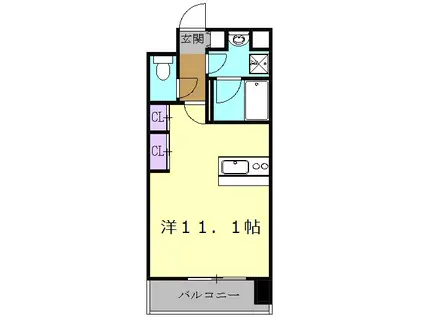 シティライフ日和(ワンルーム/2階)の間取り写真