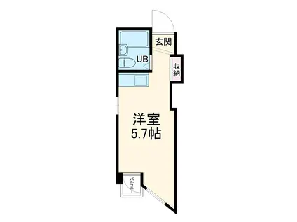 サンピボット橋本(ワンルーム/3階)の間取り写真