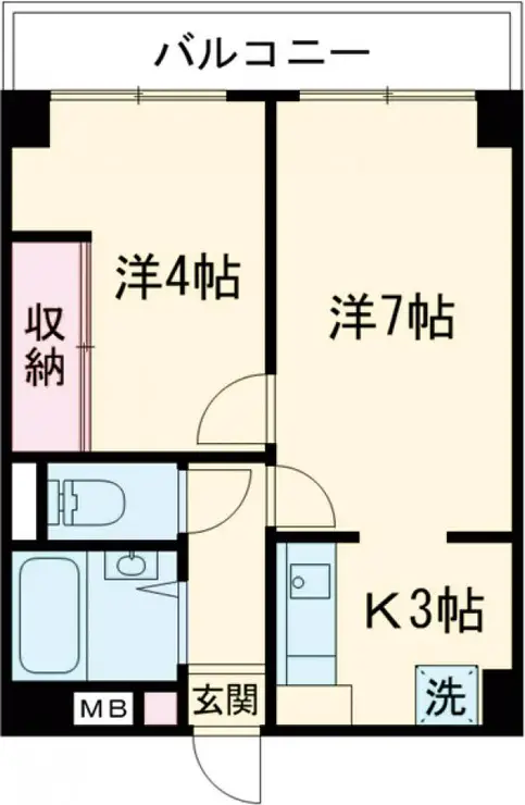 目黒ハイツ 9階階 間取り