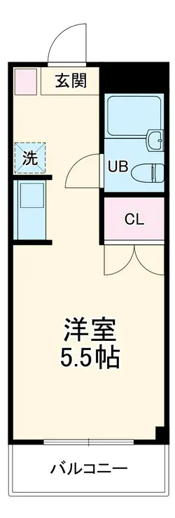 KSフラット 3階階 間取り