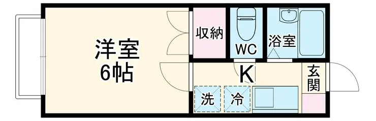 モデスト・コルきたざと 1階階 間取り