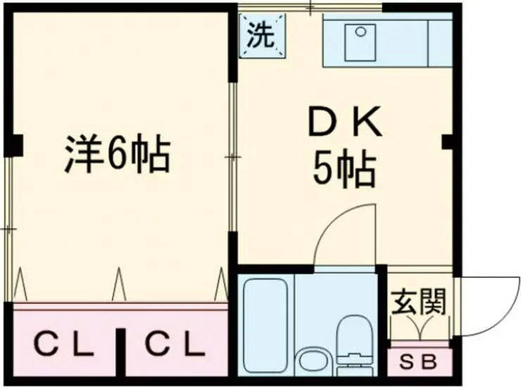 フラット町田 1階階 間取り