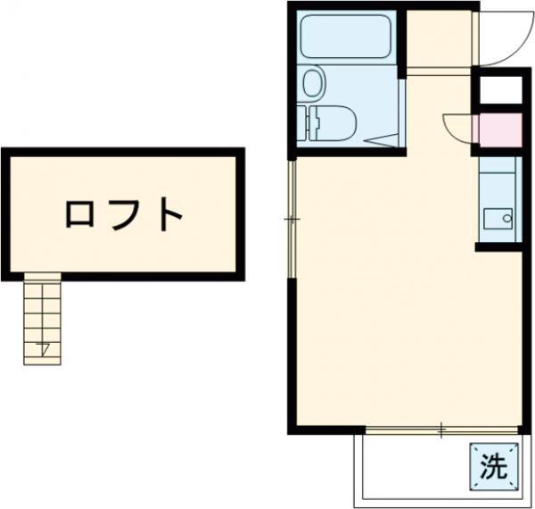 パル国分寺(1K/1階)の間取り写真