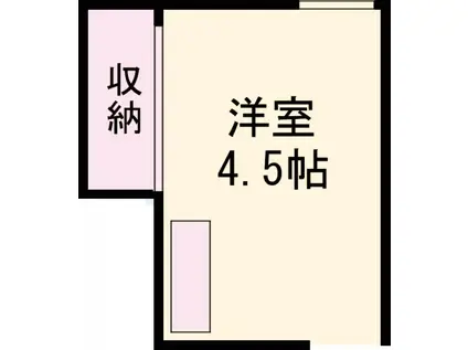 アルバティアラ(ワンルーム/4階)の間取り写真