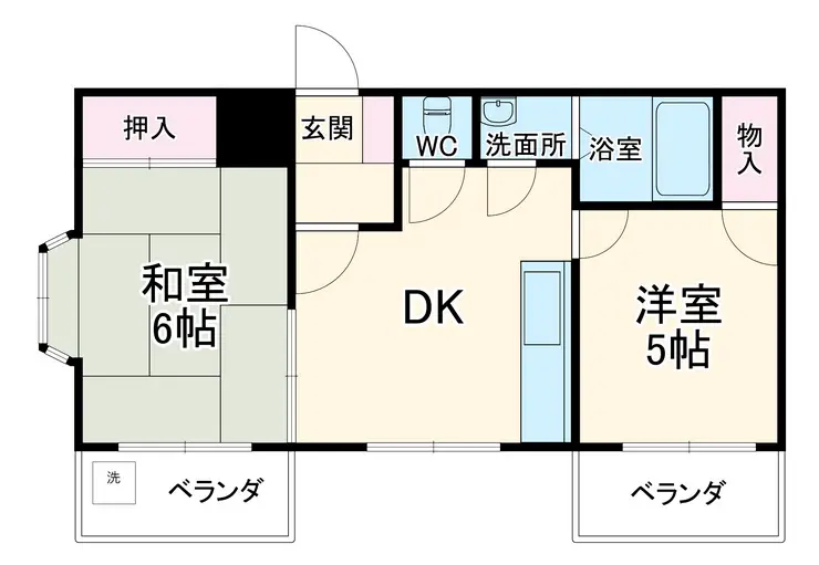 相湘11栄町ビル 4階階 間取り