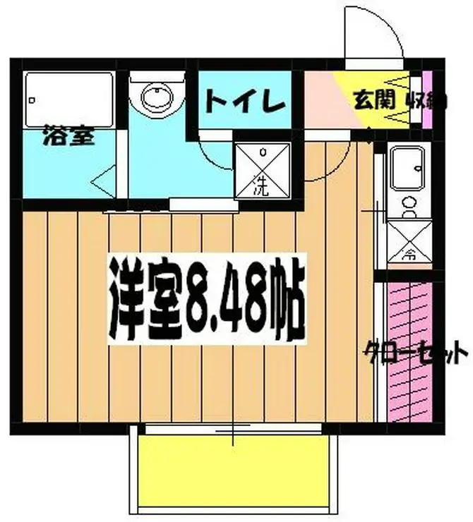 フォルス11 2階階 間取り