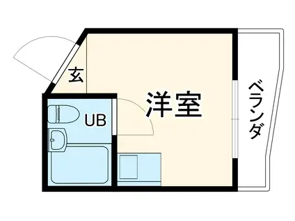 八事ベルハウス(ワンルーム/3階)の間取り写真
