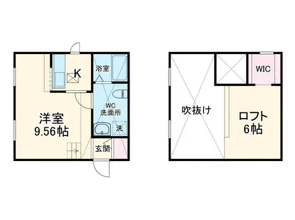 プリマサラカリーノⅠ(ワンルーム/1階)の間取り写真