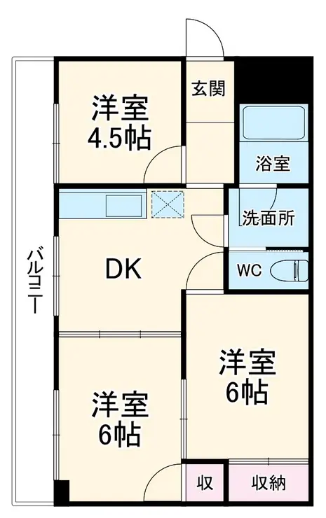 鈴也ビル 3階階 間取り