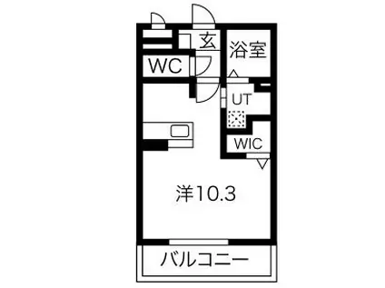 TH-MAISON今町(ワンルーム/2階)の間取り写真