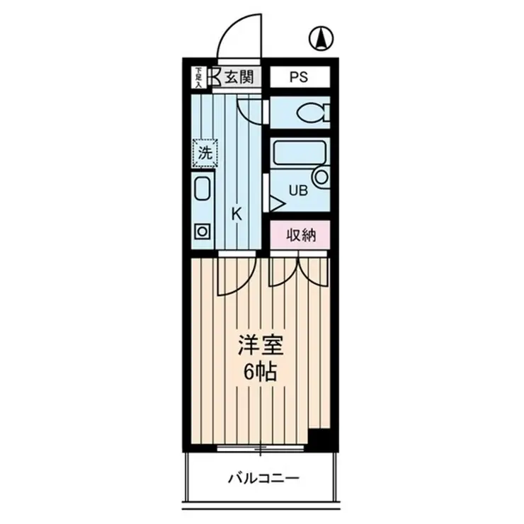 グローイングシティー大和田 3階階 間取り