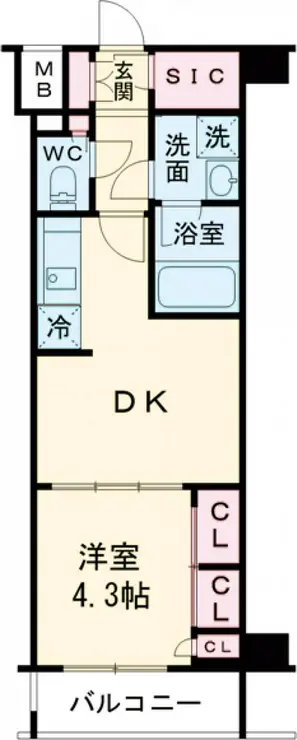 PREMIUM CUBE 池袋本町 3階階 間取り