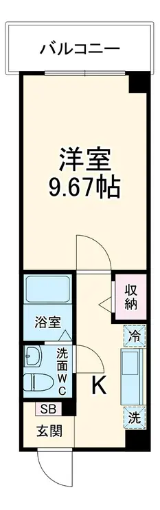 タケミツ幕張本郷マンション 4階階 間取り