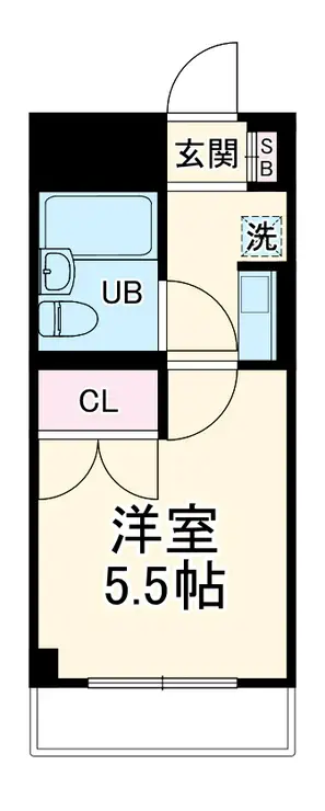 グローリア初穂磯子 4階階 間取り