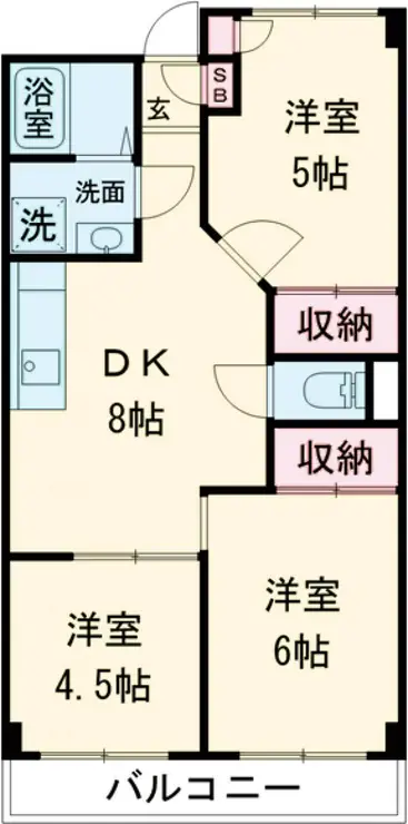 大竹ビル 2階階 間取り