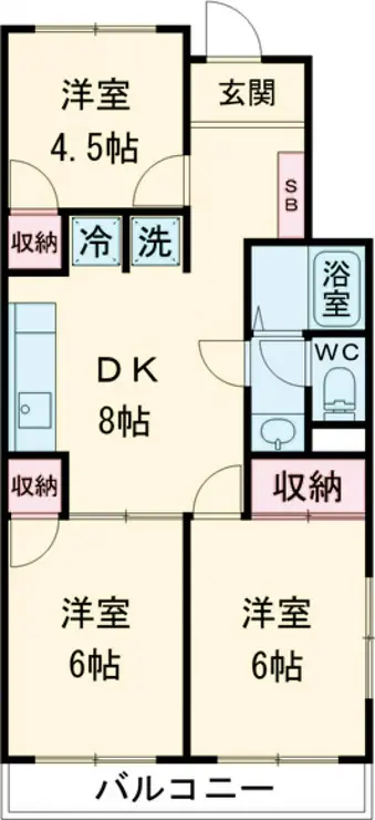 大竹ビル 4階階 間取り