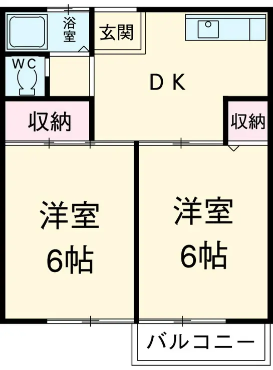 メゾン光綾 1階階 間取り