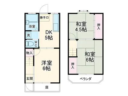 ハイムサンライズ(3K)の間取り写真