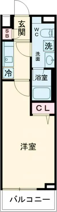 メインステージ武蔵関駅前 5階階 間取り