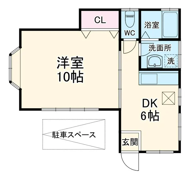 石原ハイツ 1階階 間取り
